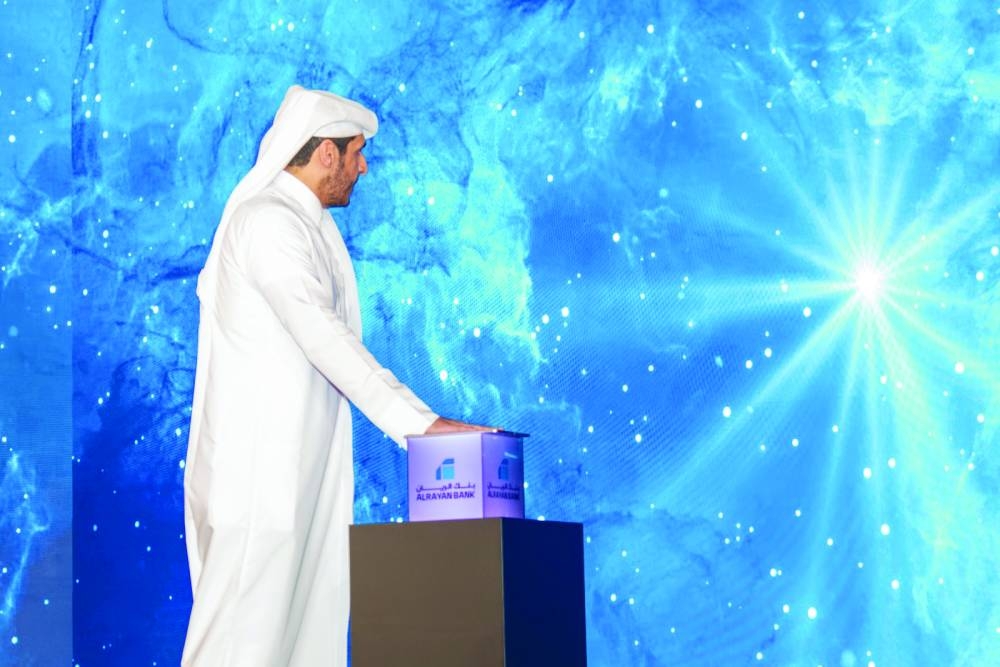 AlRayan Bank, the new trade name of Masraf Al Rayan, unveiled its new strategy, vision, and identity during an exclusive event held on Tuesday at Al Baraha, Msheireb in the presence of HE Sheikh Bandar bin Mohammed bin Saoud al-Thani, the Governor of Qatar Central Bank, along with board members, executive management, and distinguished guests. In his opening address, HE Sheikh Mohammed bin Hamad bin Qassim al-Thani, chairman of AlRayan Bank, said: “In the years following the merger, AlRayan Bank successfully leveraged the combined strengths of the two entities, enhancing operational efficiency and managing the bank’s assets more effectively.