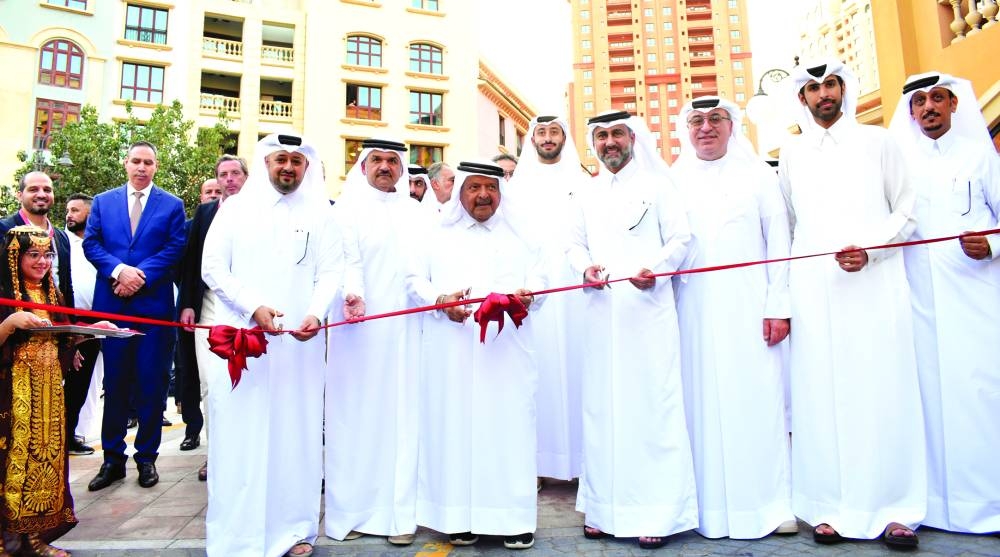 Dignitaries at the opening of the exhibition Wednesday. PICTURES: Thajudheen
