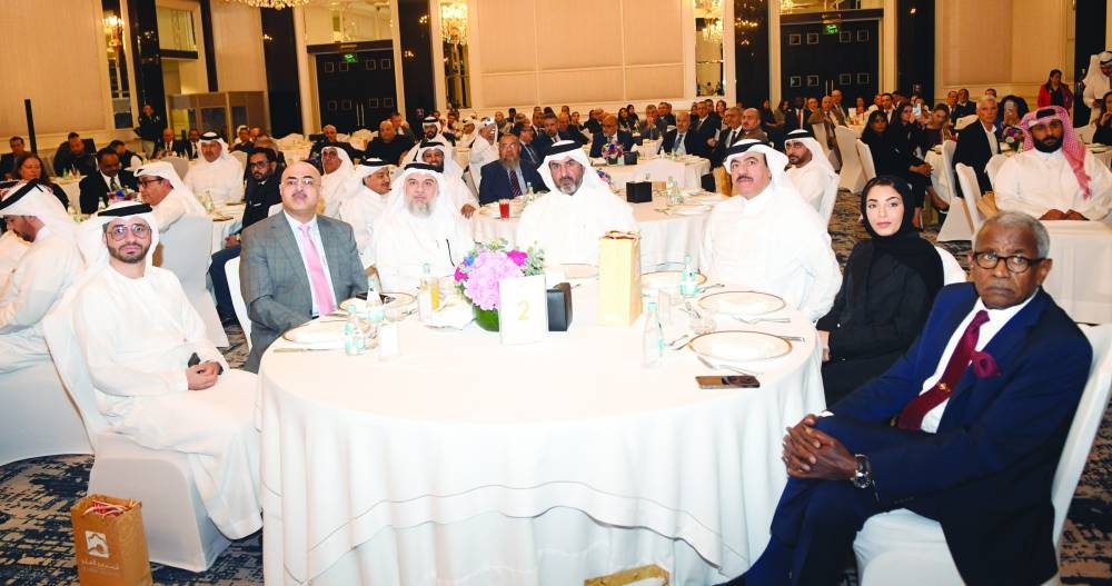 A view of the dignitaries at the event.