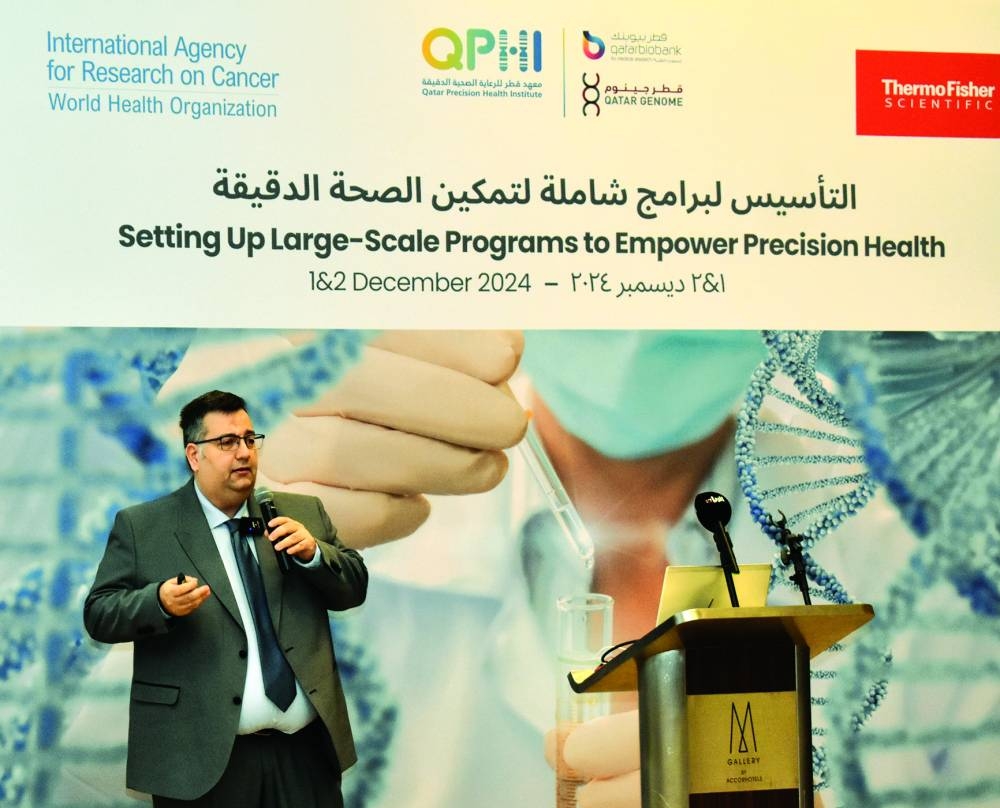 Dr Zisis Kozalkidis from World health Organisation speaking at the event. PICTURES: Thajudheen