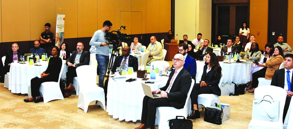 A view of the participants at the workshop.
