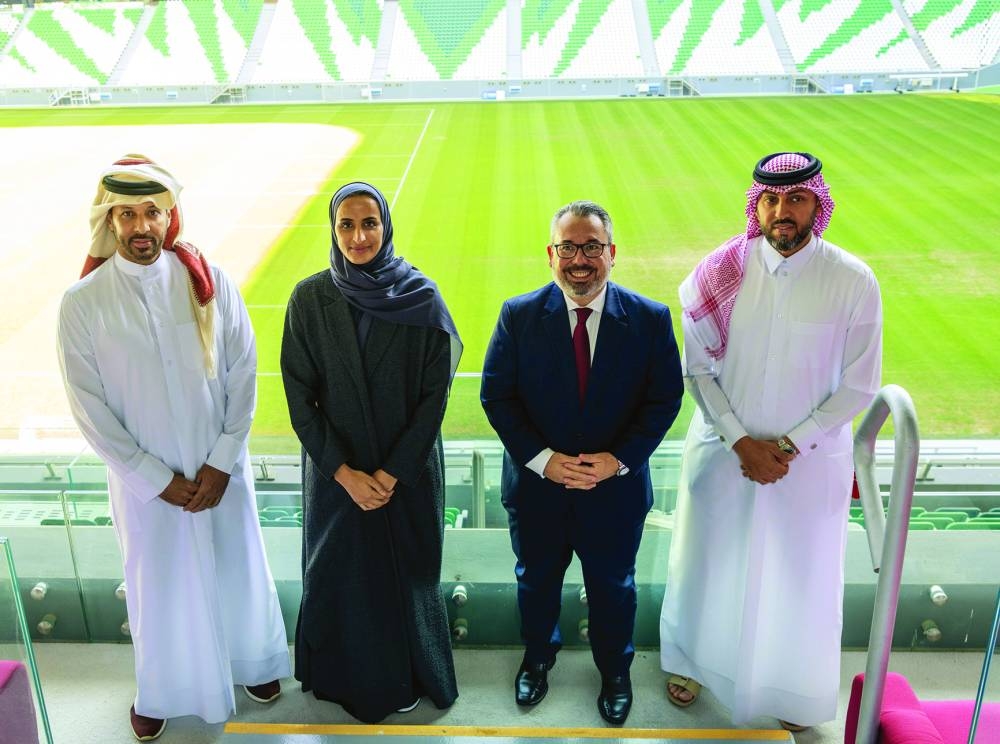 HE Sheikha Hind bint Hamad al-Thani, with other officials at the event.