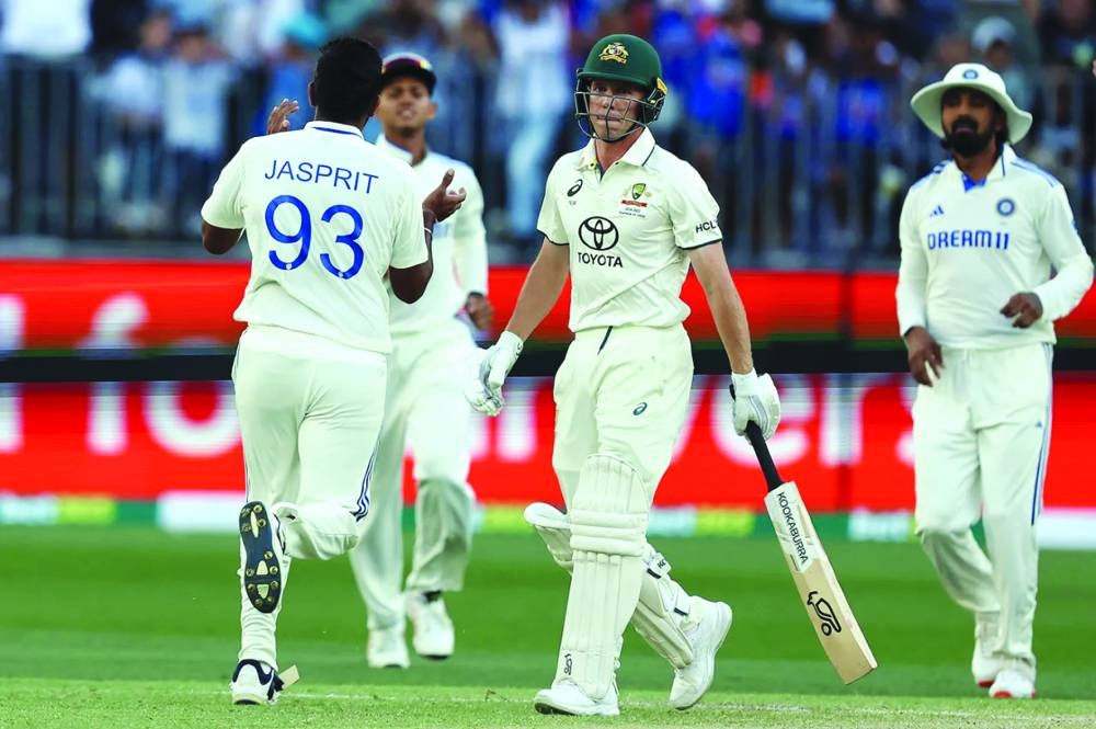 
Australian opener Nathan McSweeney scored 10 and nought as India’s fast bowler Jasprit Bumrah dismissed him both the times in Perth. 