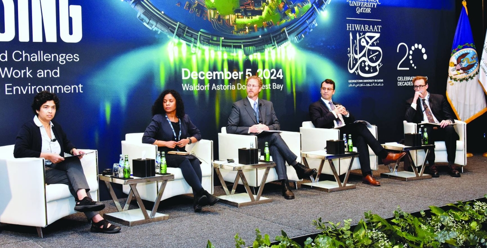 A panel discussion during the event.