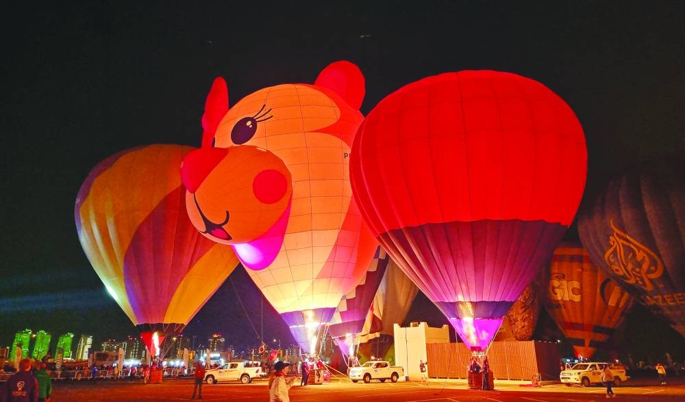 The 'Nightglow' event showcased balloons of various colours, shapes and designs, from across the world. The festival runs until December 21. PICTURE: Joey Aguilar