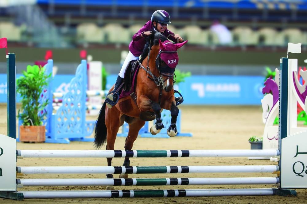 
Khalifa Joaan al-Thani delivered an outstanding performance in the Introductory Class 2 - Optimum Time - 60cm, taking first place while also securing third spot. 