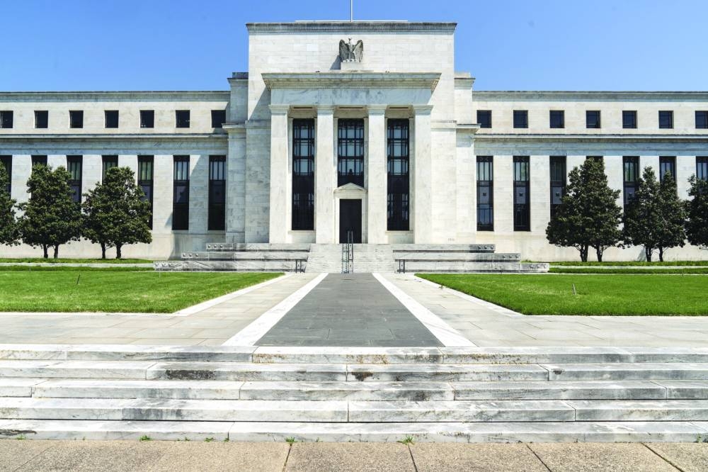 The Federal Reserve building in Washington, DC. The amount of money investors park at a major Fed facility dropped below $100bn for the first time since 2021 after policymakers adjusted the parameters this week.