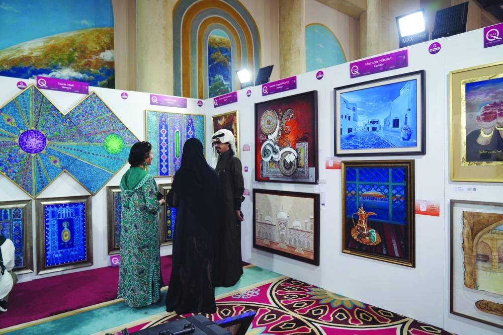 The Qatar International Art Festival saw the participation of 350 artists from 70 countries.