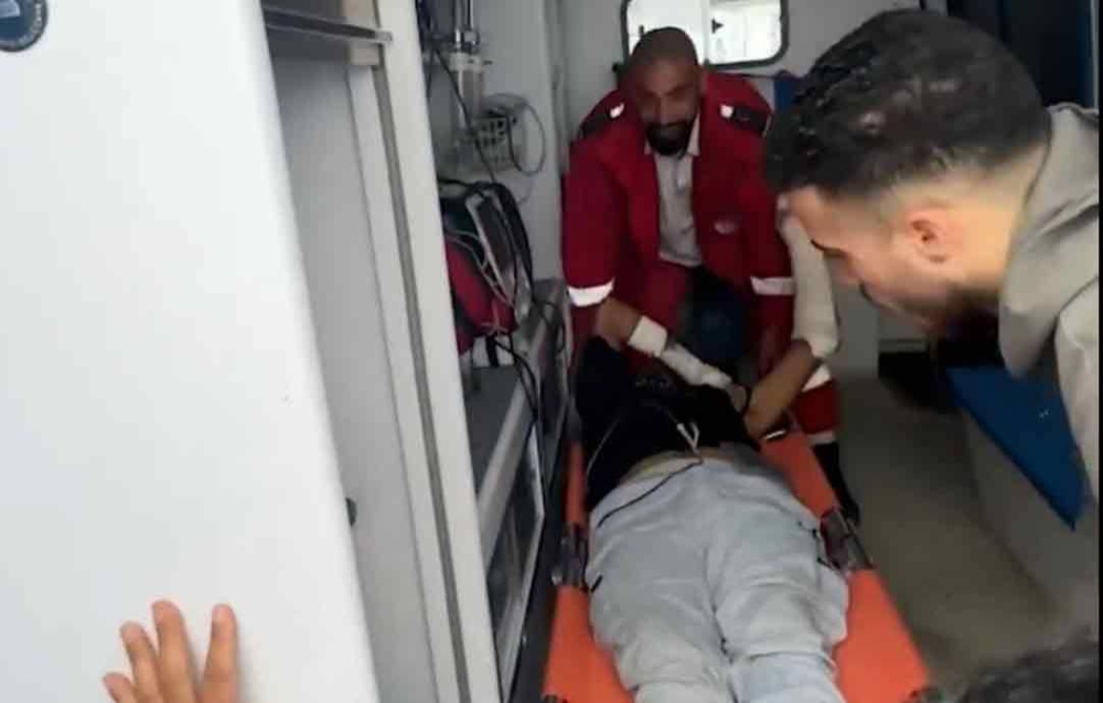 Scenes from around and inside Kamal Adwan hospital.