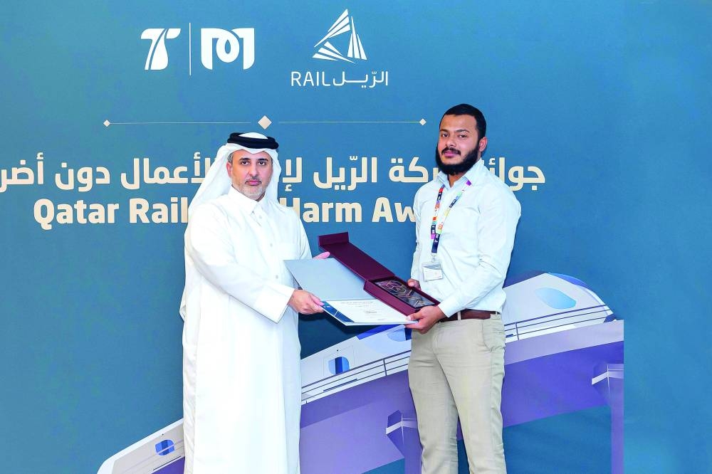 Qatar Rail honoured employees and service providers at the 2024 Zero Harm Awards ceremony.