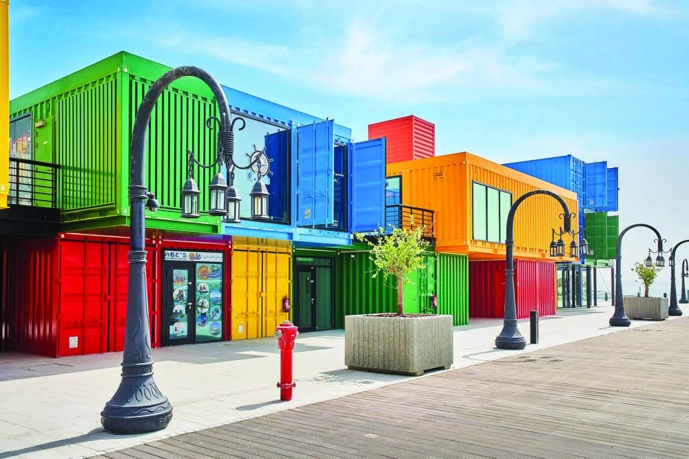 The colourful Box Park is a striking development made from shipping containers, adding a unique charm to Old Doha Port. -screengrab