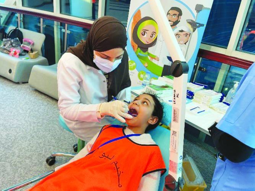 Oral examinations were conducted for 58 children with diabetes, aged between seven and 11 years.