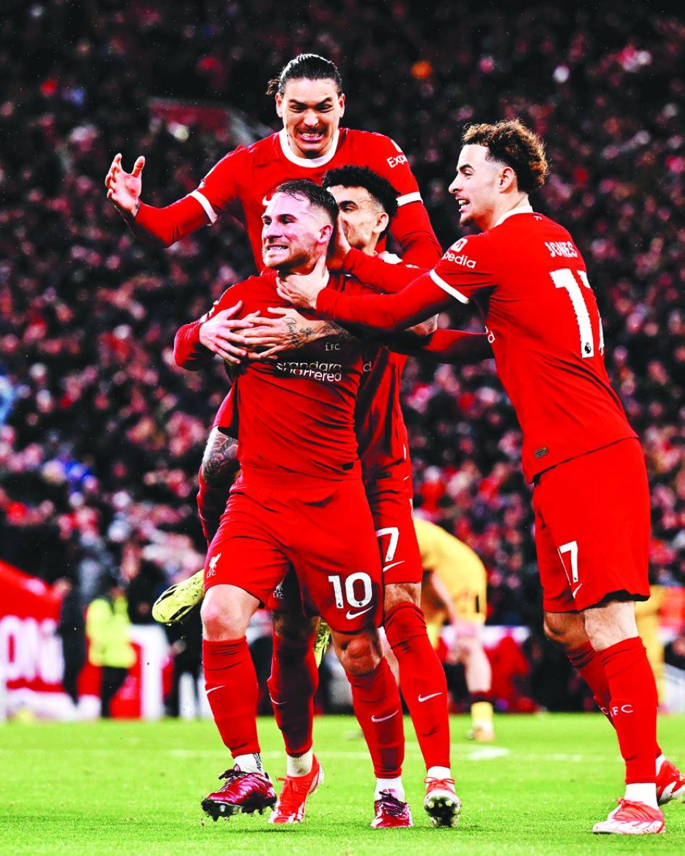 
Liverpool are top of the table on Christmas Day for first time since the 2020/21 season. 