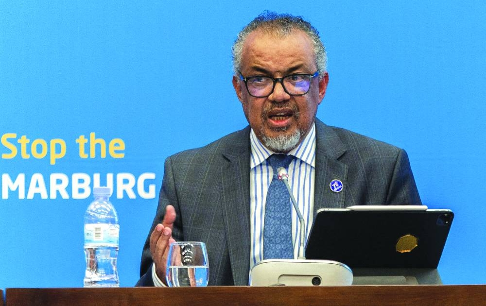 WHO Director-General Tedros Adhanom Ghebreyesus.