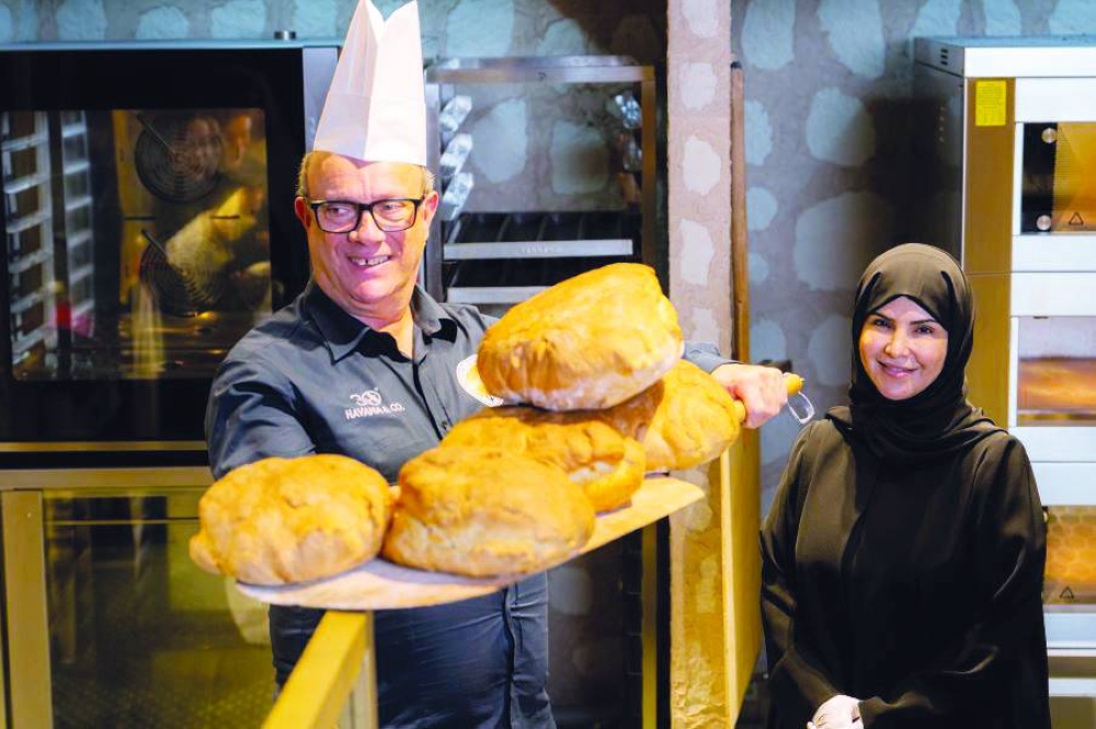 The event featured a collaboration between Qatari chef Hessa al-Sulaiti and Italian master baker Donato Taronna from Monte Sant'Angelo.