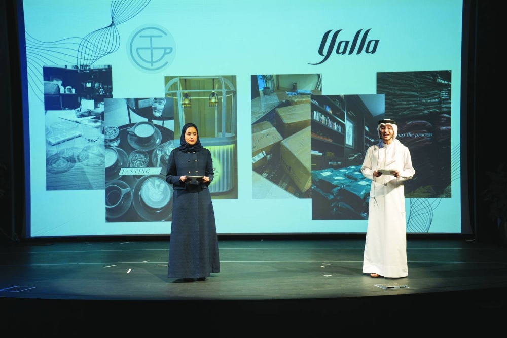 Some of the presenters at the event.