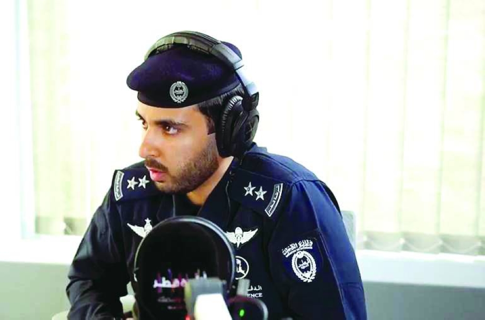 Lt. Hamad Mohammed al-Jaber, officer in the Operations Department of the General Directorate of Civil Defence.