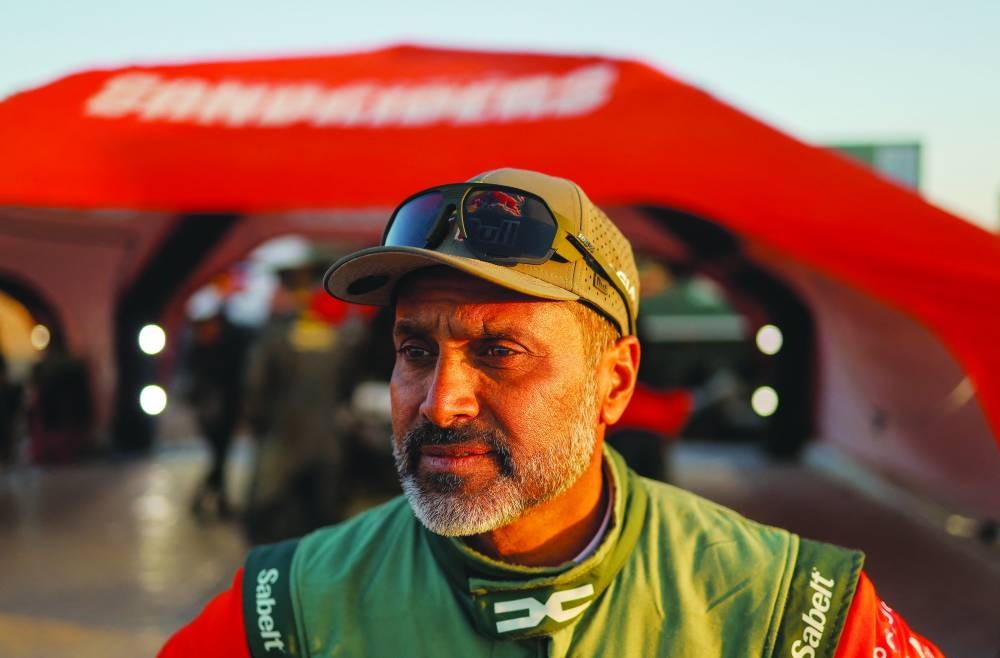 
Nasser al-Attiyah finished the gruelling 793km stage three in three hours 20 minutes and 26 seconds. 