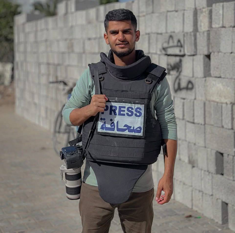 Photojournalist Saed Nabhan was shot dead by Israeli army while covering the aggression on Al Nuseirat camp