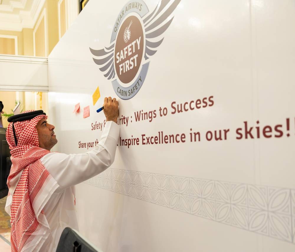 Qatar Airways Group launched its annual safety and security awareness event, which “aims to reinforce the culture of safety” across all of its business operations. 
Under the theme ‘It Begins With You and Continues With Me’, the event was launched by Qatar Airways Group Chief Executive Officer, Badr Mohammed al-Meer.