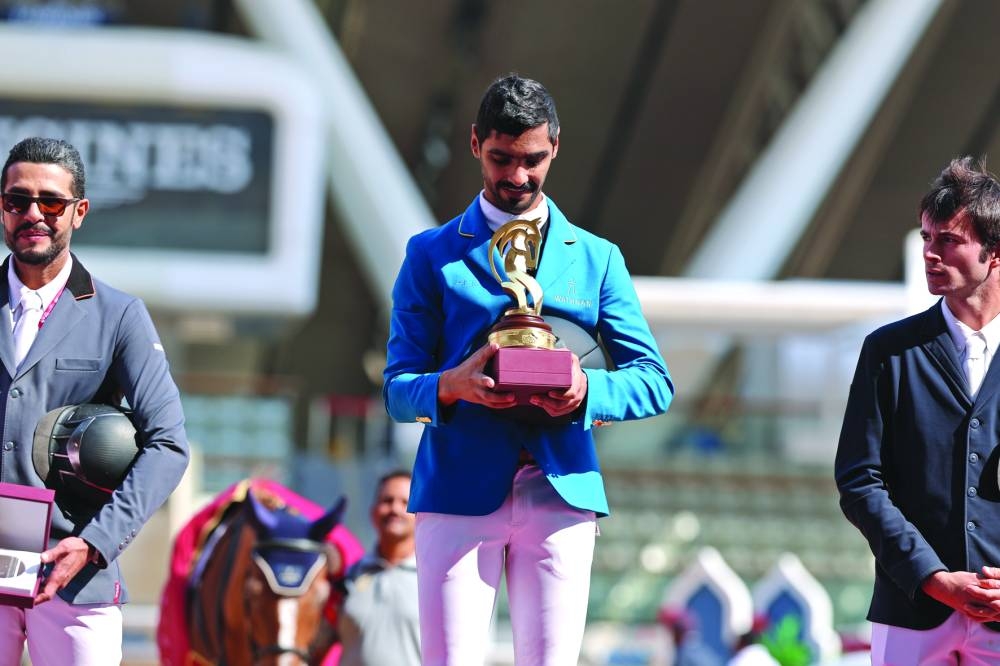 
Qatar’s Hussain Said Haidan won the CSI2* - Faults & Time - 1.35m class. 