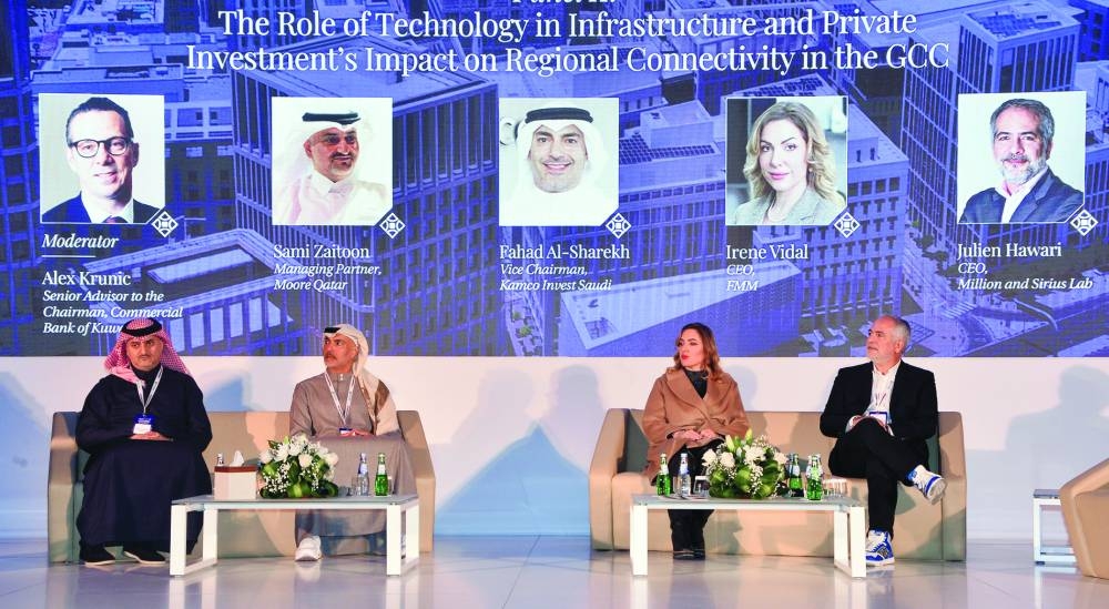 The second panel discussion, moderated by Alex Krunic, senior adviser to the chairman, Commercial Bank of Kuwait, featured the following industry experts: Sami Zaitoon, managing partner, Moore Qatar; Fahad al-Sharekh, vice-chairman, Kamco Invest Saudi; Irene Vidal, CEO, FMM; and Julien Hawari, CEO, Million and Sirius Lab.