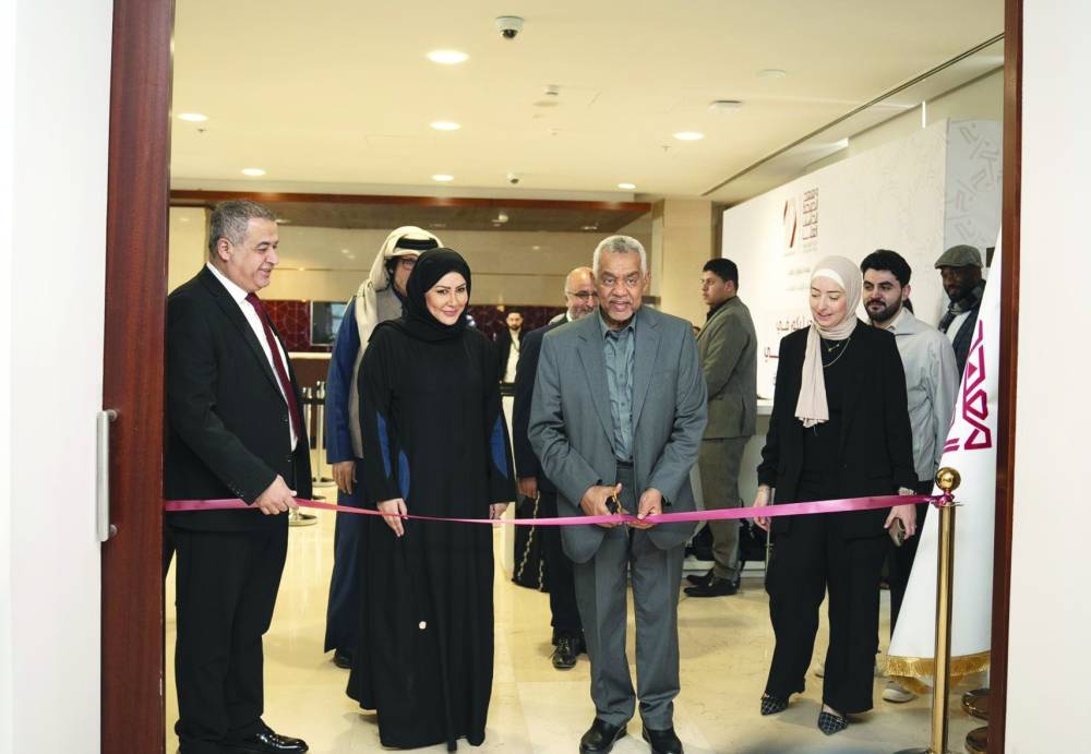 Dr Abdelwahab El Affendi, president of the DI, opening the career fair.