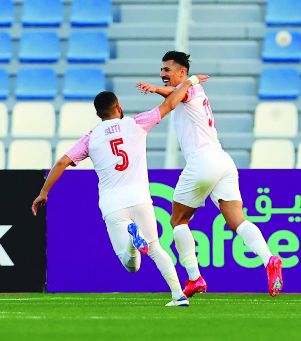 
Baghdad Bounedjah scored twice in Al Shamal’s win over  Umm Salal.  