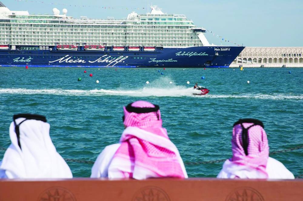Old Doha Port welcomes an increasing number of cruise ships -screenshot