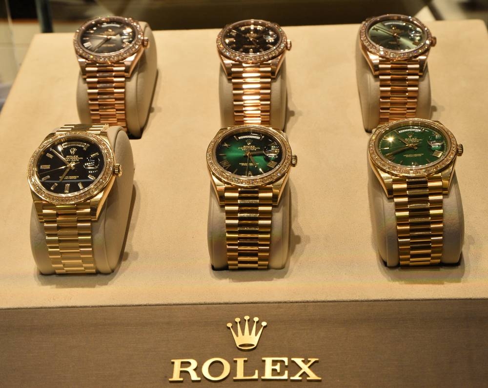 Some exquisite collections of Rolex. PICTURE: Shaji Kayamkulam