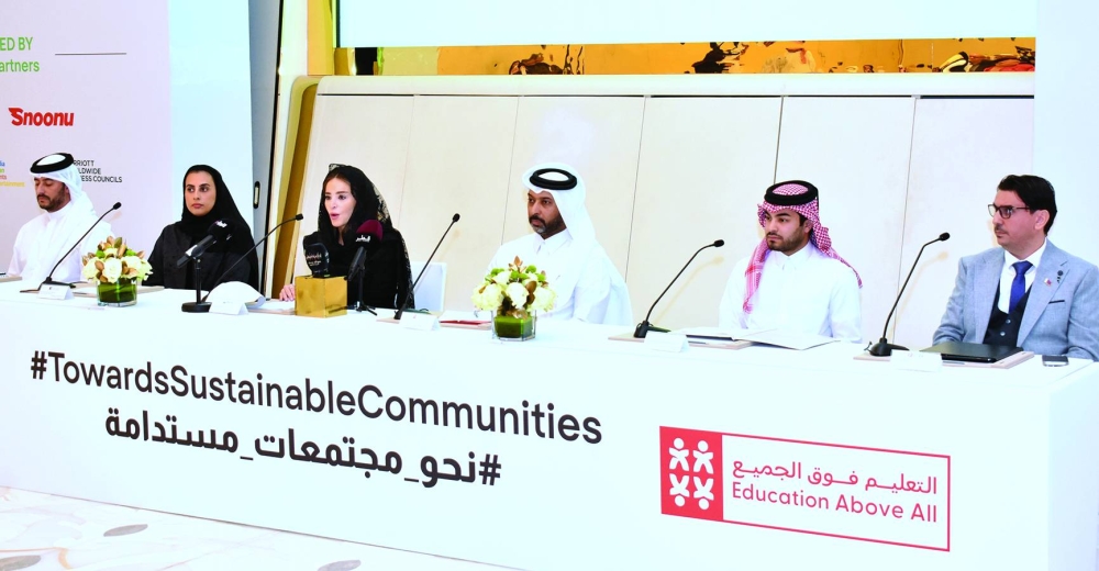 Officials at the press conference. PICTURE: Thajudheen