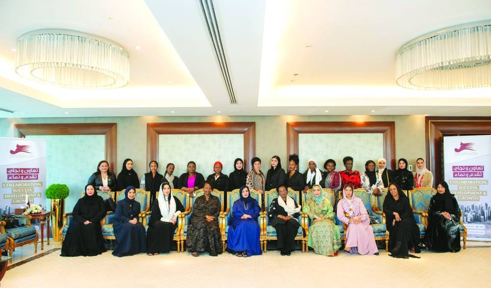 During a welcome reception for a high-level delegation from Rwanda.