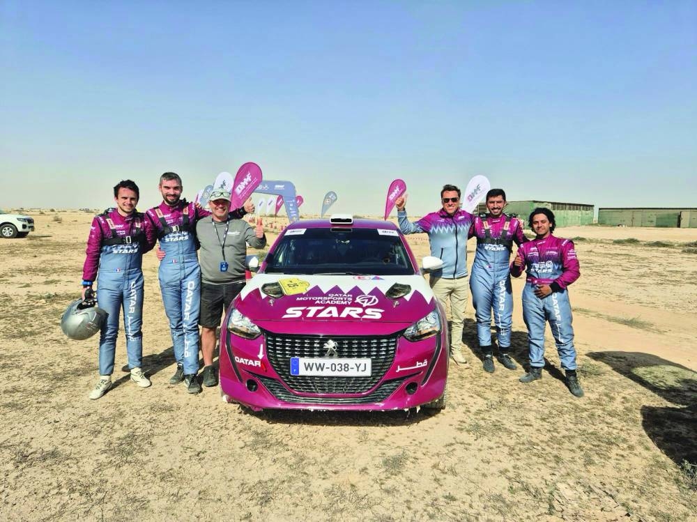 
Saad al-Harqan and Mohammed al-Marri excelled on their rallying debuts with the Qatar Motorsport Sports Academy. The rookies guided their Peugeot 208s to 14th and 15th overall with al-Harqan winning the Junior MERC category and second in the MERC4 category. Al-Marri was second in the MERC Junior category, while he came third in the MERC4 category. 