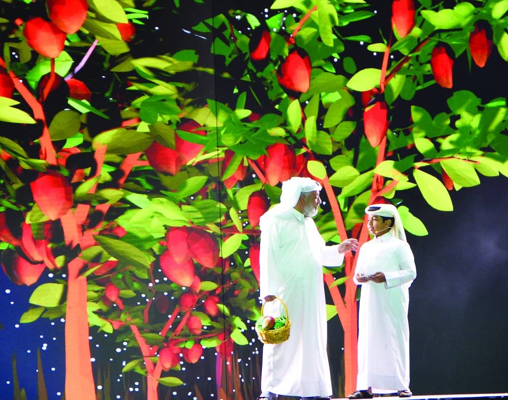 A skit  during the inaugural ceremony