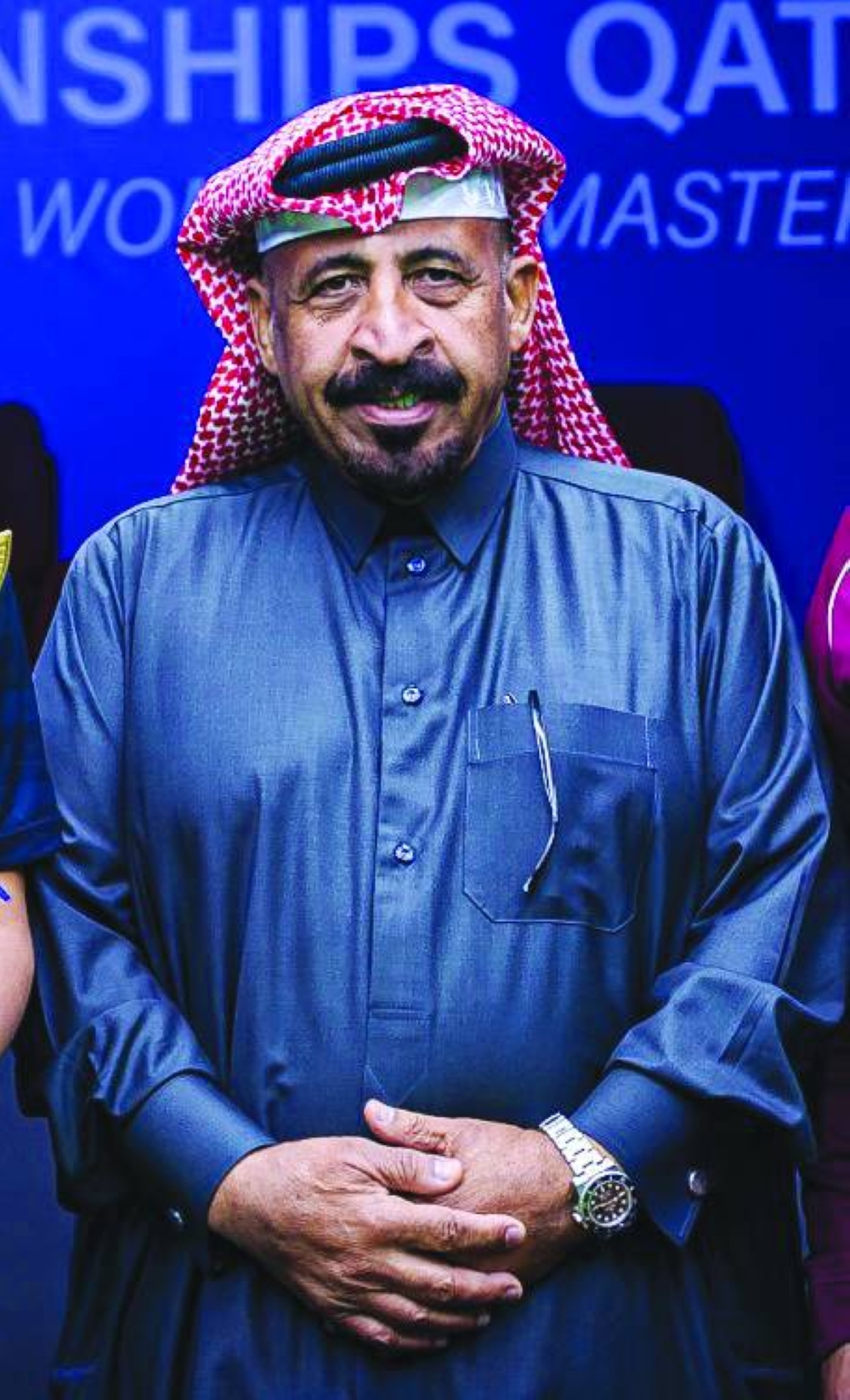 
QBSF President Mohammed 
Mubarak al-Ramzani. 