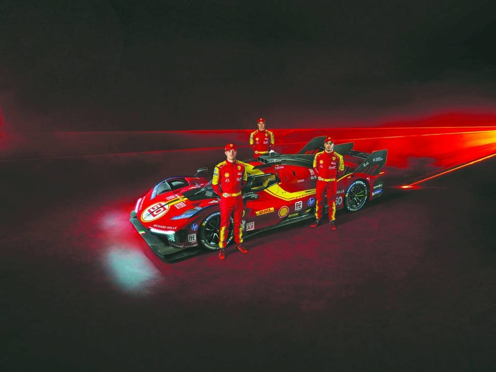 The Ferrari 499P number 50 and its drivers.