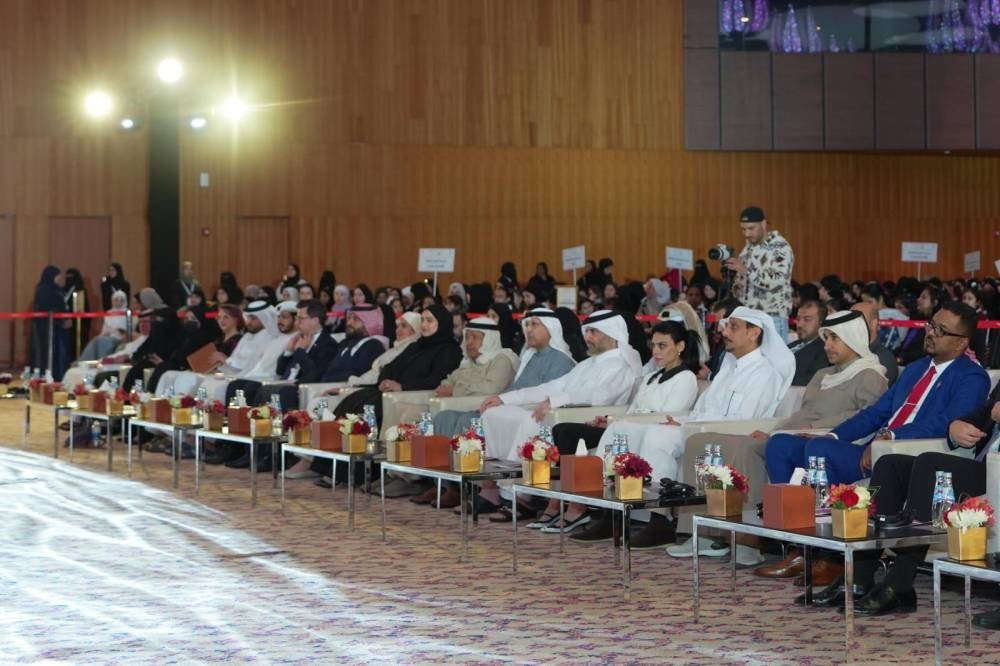 HE Sheikh Faisal bin Qassim al-Thani with other dignitaries at the ceremony.