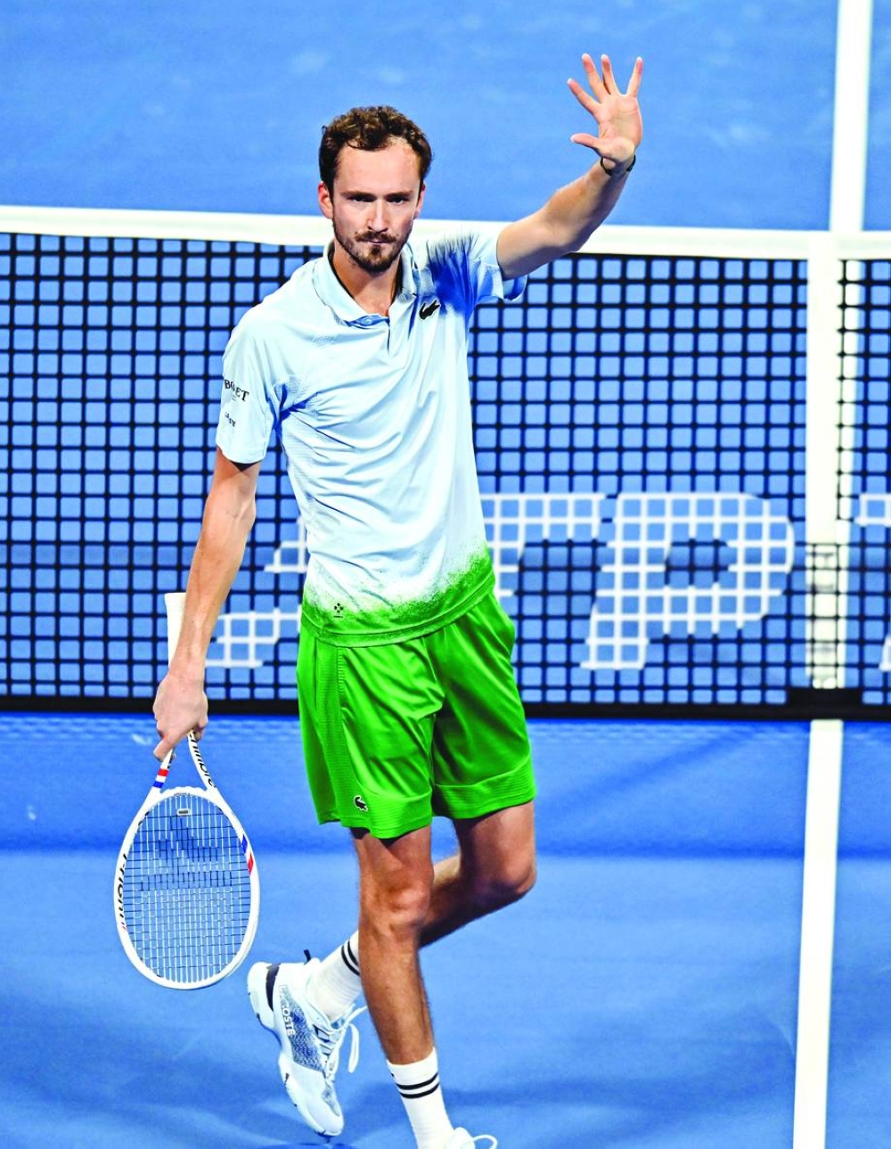 Fifth seed Rublev, the 2020 champion in Doha, on Tuesday eased past Alexander Bublik 6-3, 6-4.