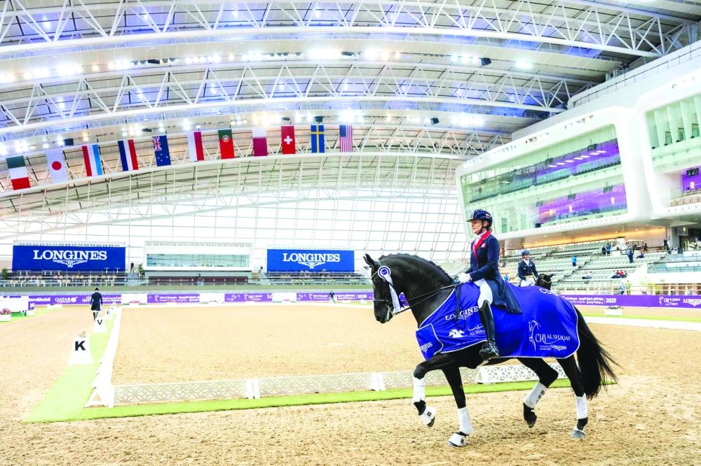 
The CDI5* - Grand Prix International dressage event was won by Poland’s Sandra Sysojeva, who excelled along with black mare Maxima Bella. 