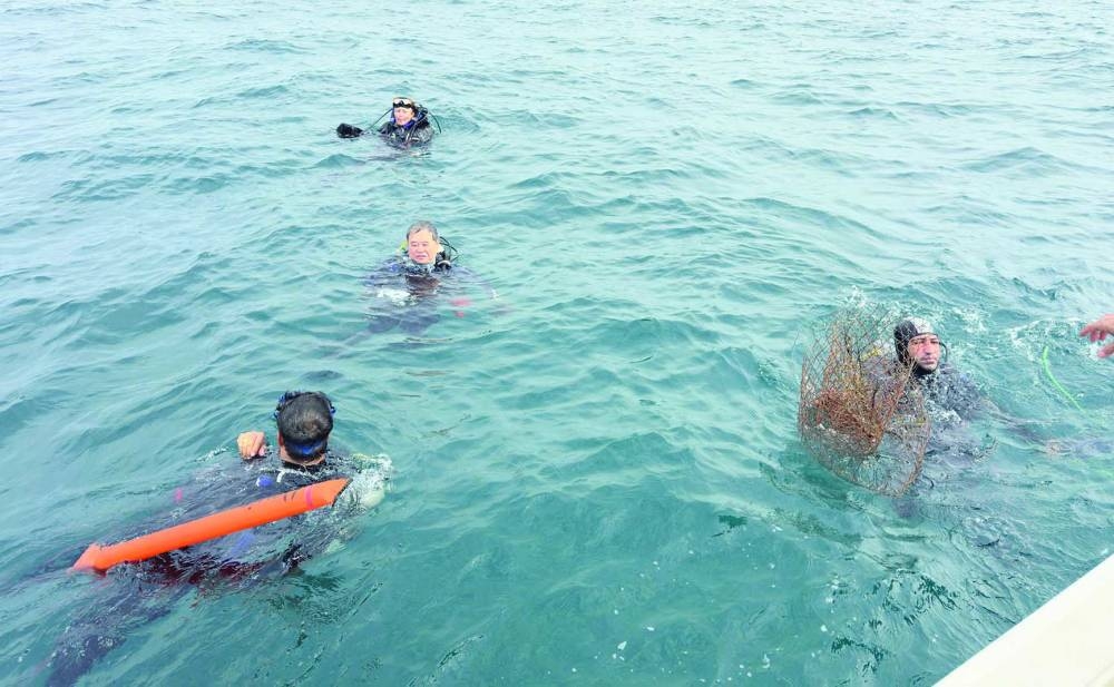 Clean-up campaign at Umm Al Sheif Marine Reserve