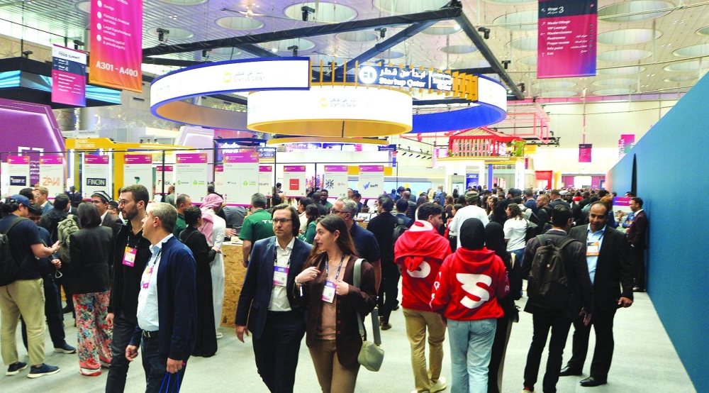 Web Summit Qatar 2025 has hit full capacity, welcoming 25,747 attendees from 124 countries – along with 1,520 startups and 723 investors – to the Doha Exhibition and Convention Centre. PICTURE: Shaji Kayamkulam