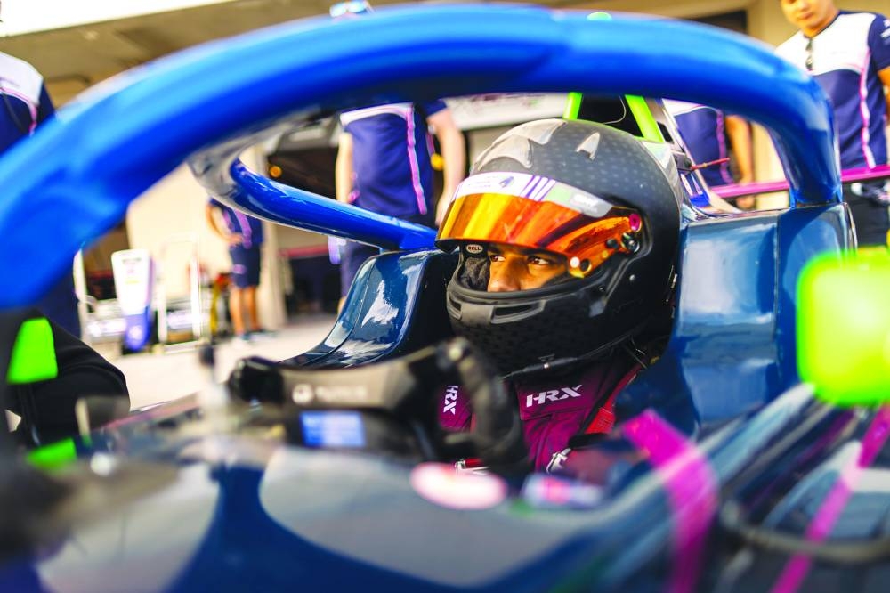 Abu Dhabi (UAE), February 13-16  2025 - Round 4 of FRMEC / F4ME at Yas Marina Circuit. Bader SULAITI #95, QMMF. © 2025 Dutch Photo Agency.