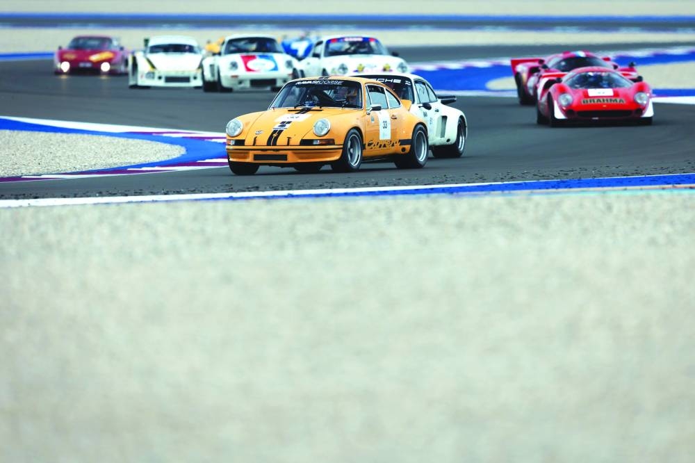 Action from the Lusail Classic Challenge race at the Lusail International Circuit on Thursday.