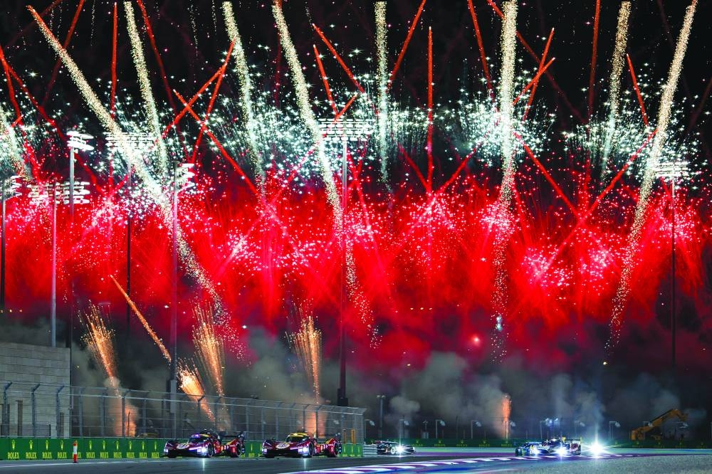 
Following the conclusion of the Qatar 1812km race, the Lusail sky lit up with a spectacular fireworks display, celebrating the end of an exhilarating competition. 
 