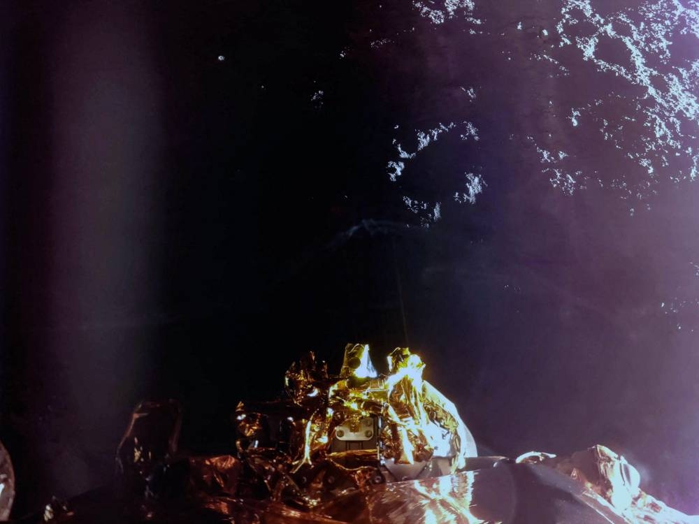 Firefly's Blue Ghost lander manoeuvres its lunar landing as part of the Ghost Mission 1. AFP/Firefly Aerospace