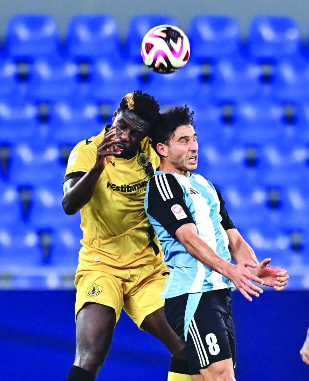 
Qatar SC drew with Al Wakrah 1-1 at the Stadium 974. PICTURE: Noushad Thekkayil 