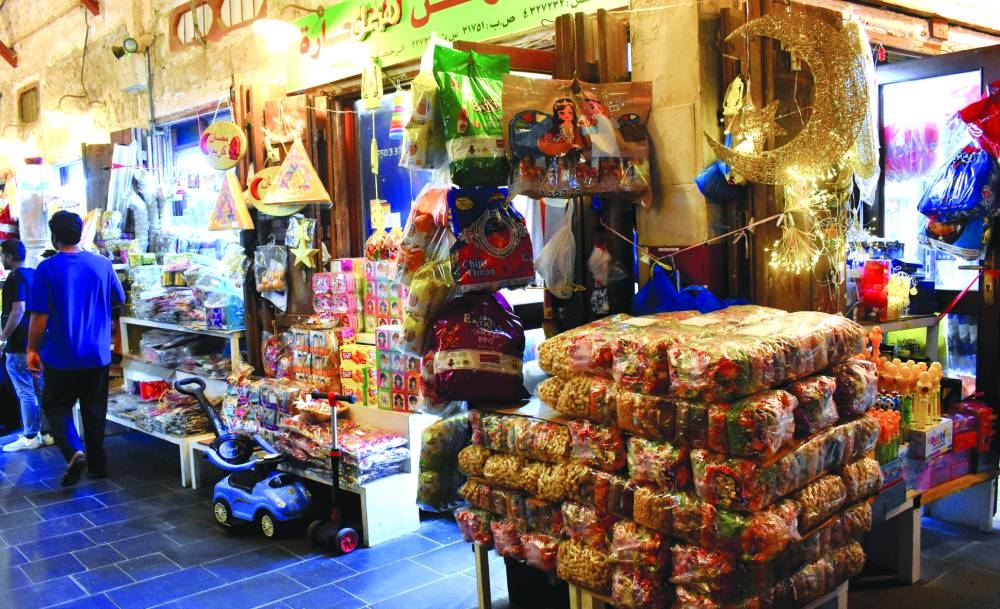 Shops at Souq Waqif have stocked a variety of Garangao kits. PICTURES: Thajudheen