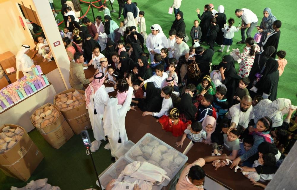 A large number of families joined the Garangao celebrations at Souq Waqif in Doha Friday. PICTURES: Shaji Kayamkulam