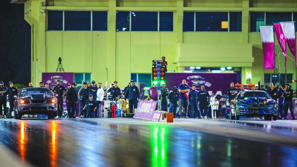 
Action from the fourth and penultimate round of the Qatar Drag Racing Championship. 