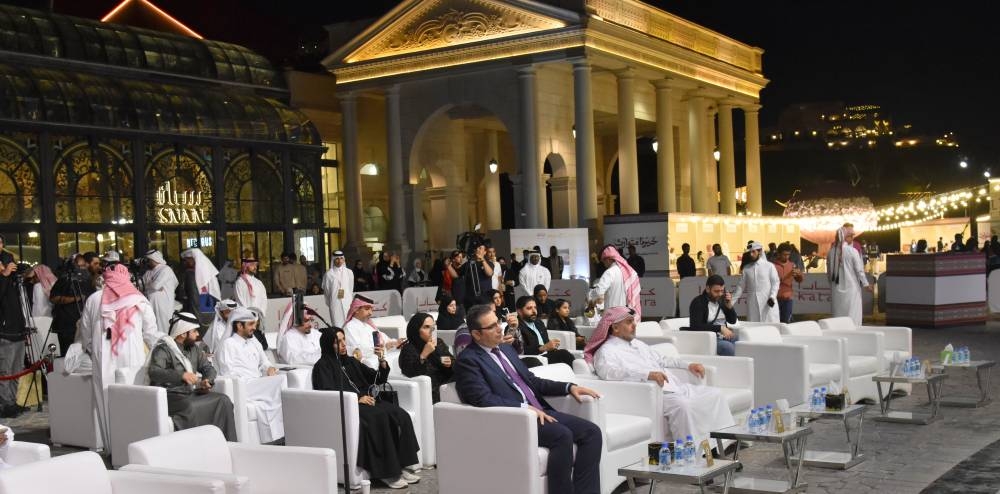 Officials and guests at the fundraising campaign Wednesday. PICTURES: Thajudheen